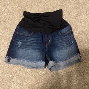 Just Black maternity shorts